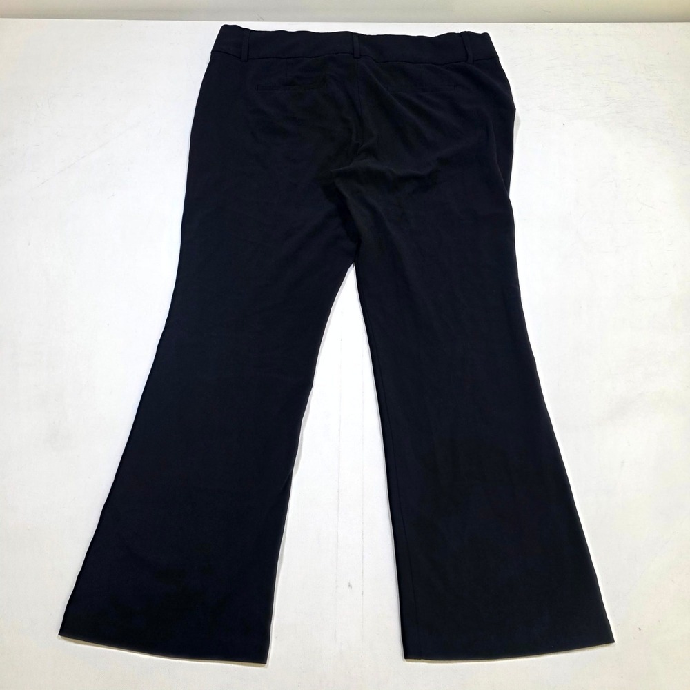 Nine West Dress Pants Womens 16 Black Bootcut Stretch Career Professional Office